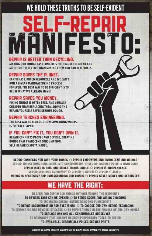 Self repair manifesto
